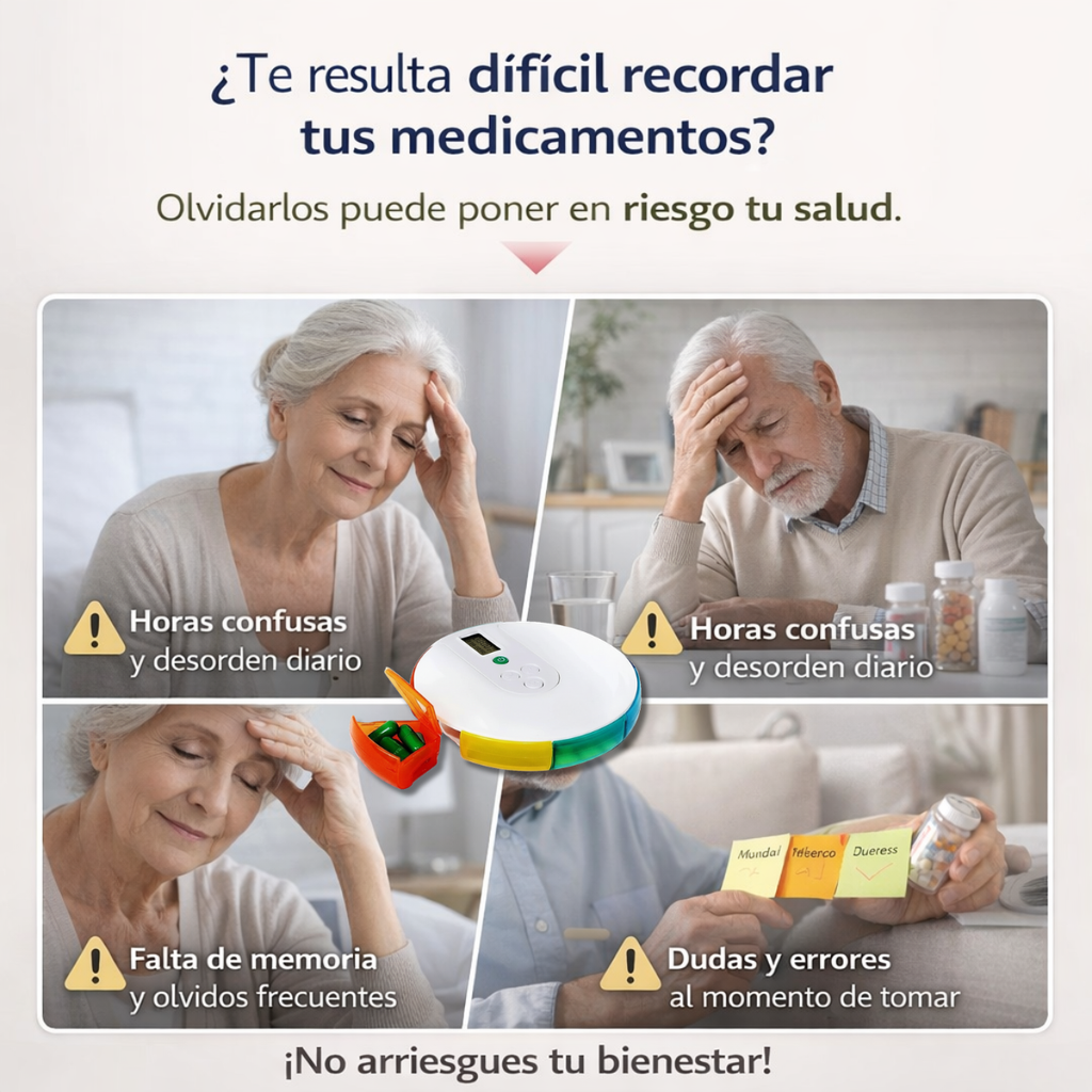 Pastillero Electrónico Semanal con Alarma