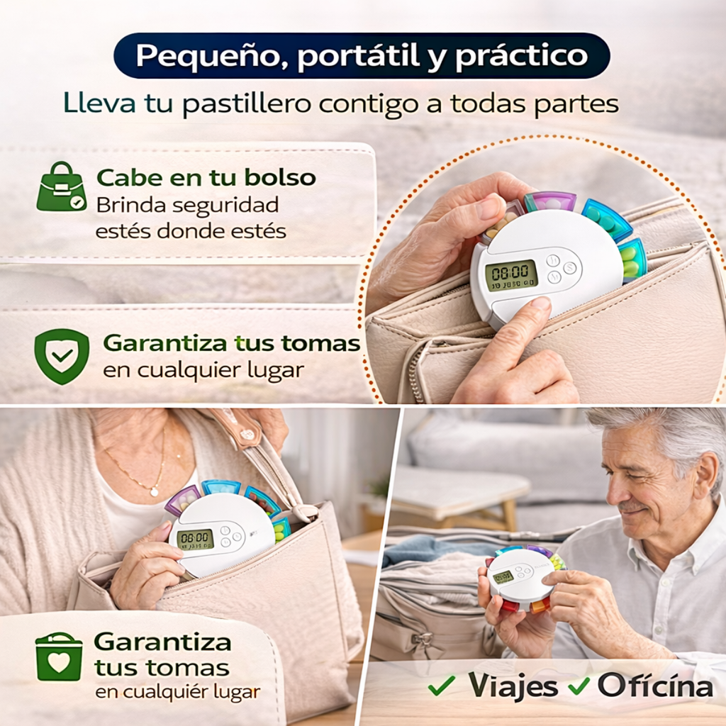 Pastillero Electrónico Semanal con Alarma