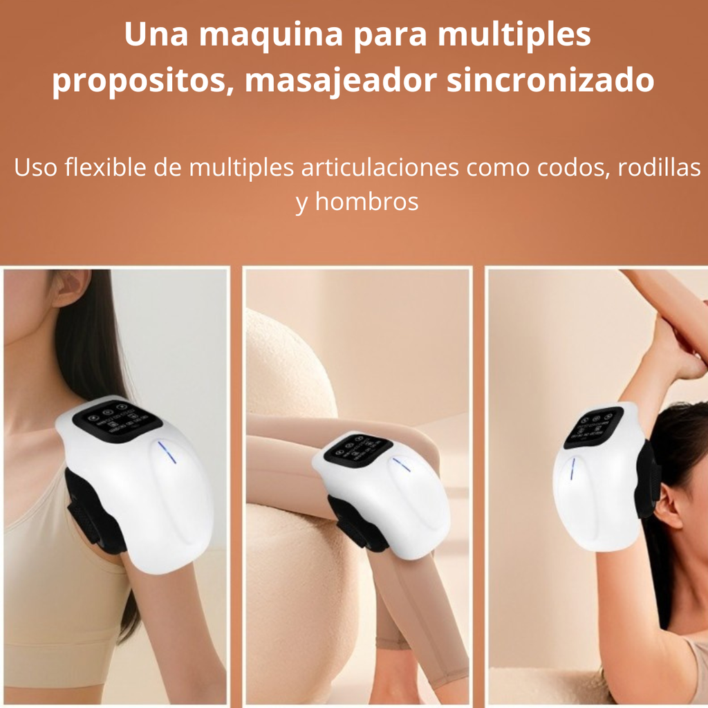 Masajeador de Rodilla 4 en 1 con Calor y Vibración