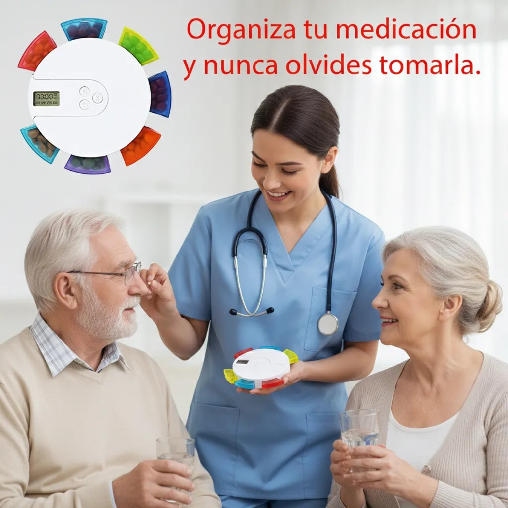 Pastillero Electrónico Semanal con Alarma