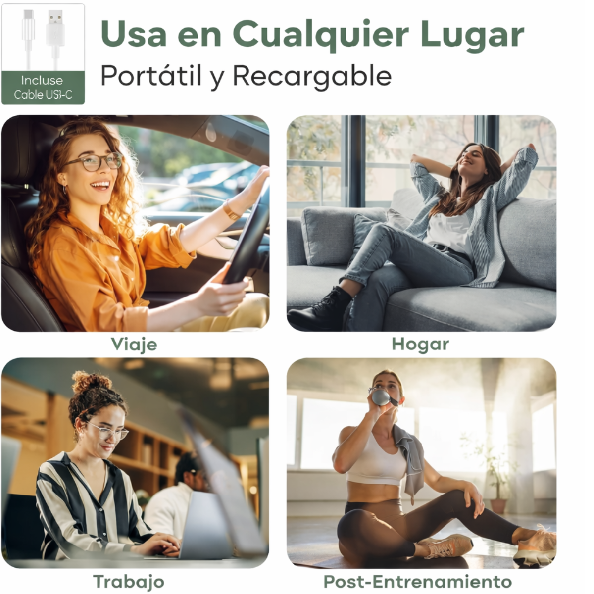 Masajeador de Manos con Compresión, Calor e Intensidad Ajustable