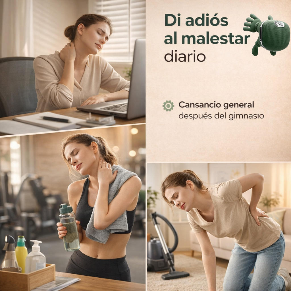 Masajeador de Cuello y Hombros con Calor | Descanso en Casa