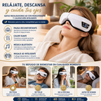 Masajeador Ocular Inteligente 6D con Calor y Bluetooth