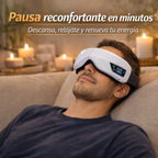 Masajeador Ocular Inteligente 6D con Calor y Bluetooth