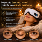 Masajeador Ocular Inteligente 6D con Calor y Bluetooth