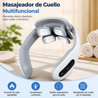Masajeador Cervical Portátil con Calor | 6 Modos y 9 Intensidades