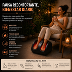 Masajeador Eléctrico de Pies y Pantorrillas con Calor Relajante para Uso en Casa