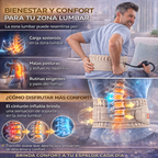 Soporte Lumbar Inflable Ajustable | Comodidad para Espalda Baja
