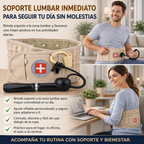 Soporte Lumbar Inflable Ajustable | Comodidad para Espalda Baja