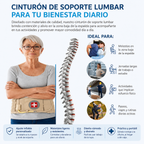 Soporte Lumbar Inflable Ajustable | Comodidad para Espalda Baja