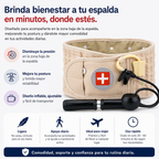 Soporte Lumbar Inflable Ajustable | Comodidad para Espalda Baja