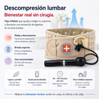 Soporte Lumbar Inflable Ajustable | Comodidad para Espalda Baja