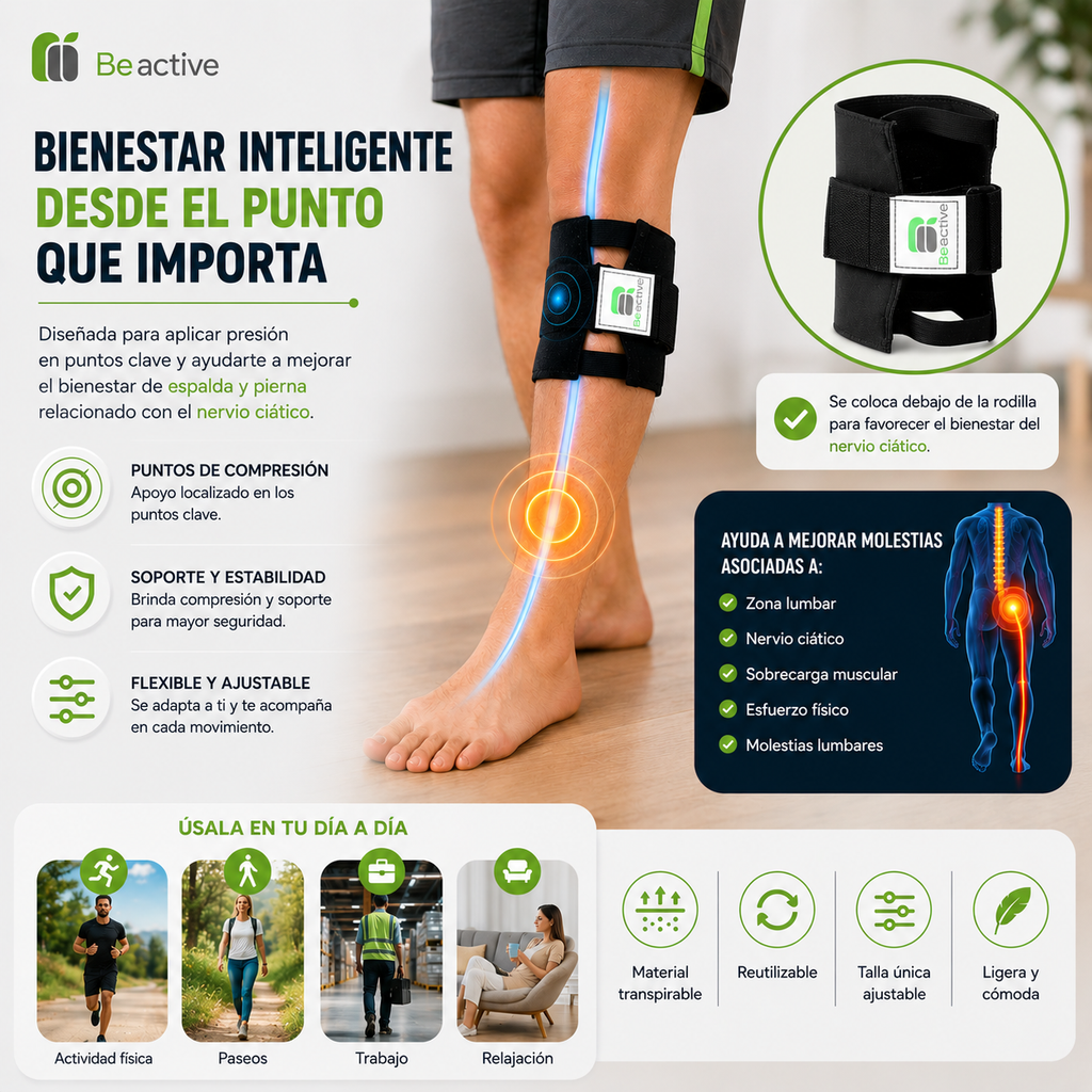 Soporte Ajustable para Pierna y Rodilla