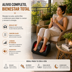 Masajeador Eléctrico de Pies y Pantorrillas con Calor Relajante para Uso en Casa
