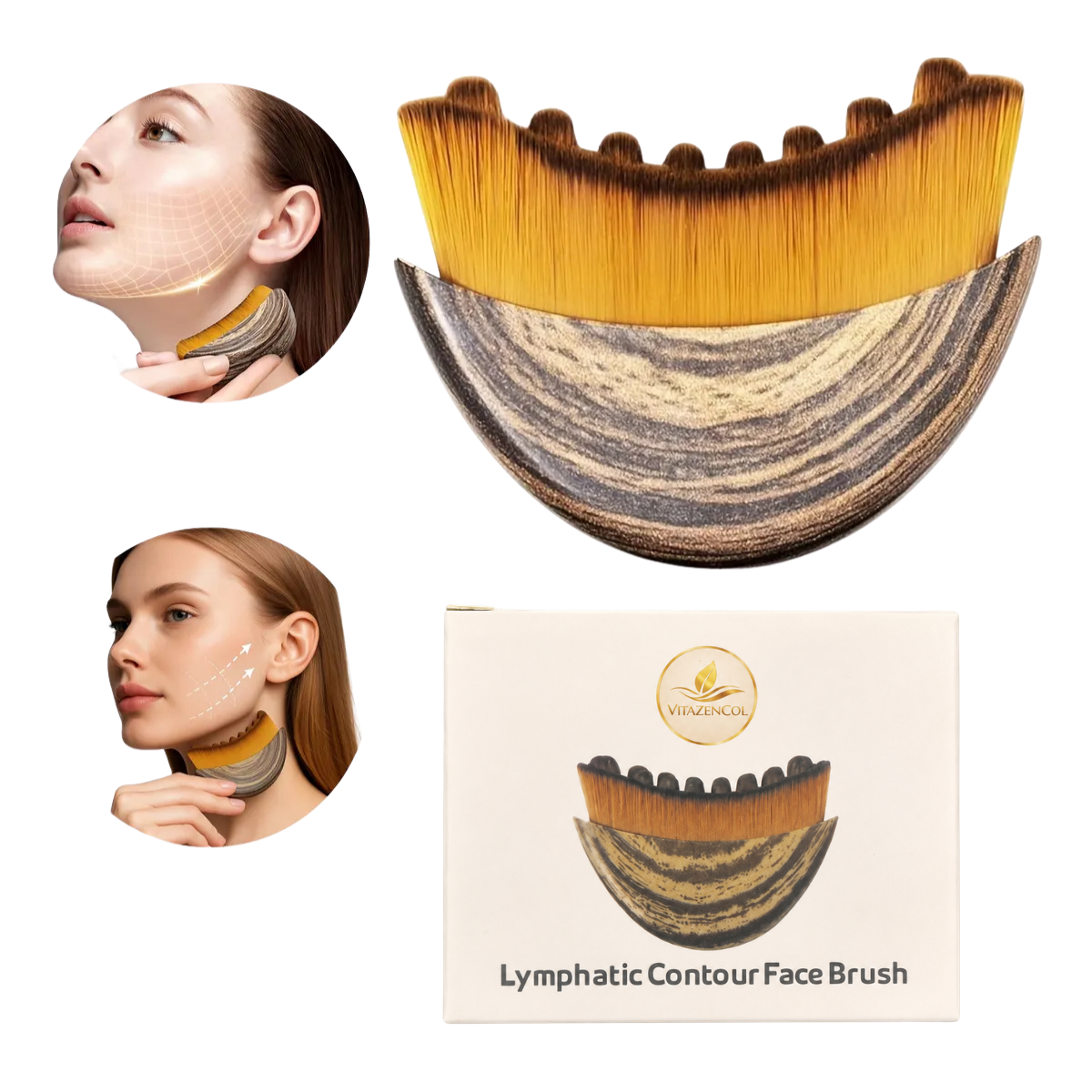 Cepillo Facial de Masaje y Contorno Estético