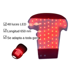 Gorra LED Capilar Luz Roja y Azul | Cuidado Estético en Casa
